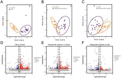 Multi-omic molecular characterization and diagnostic biomarkers for occult hepatitis B infection and HBsAg-positive hepatitis B infection